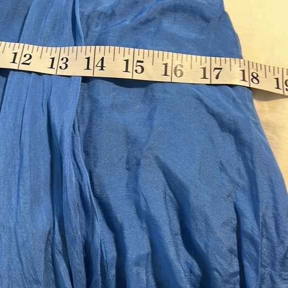 Simply Couture Gorgeous &Vibrant Blue Dress,Draped Layers,Soft, Romantic,Size M - Picture 15 of 16